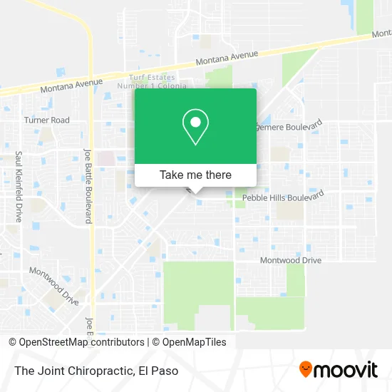The Joint Chiropractic map