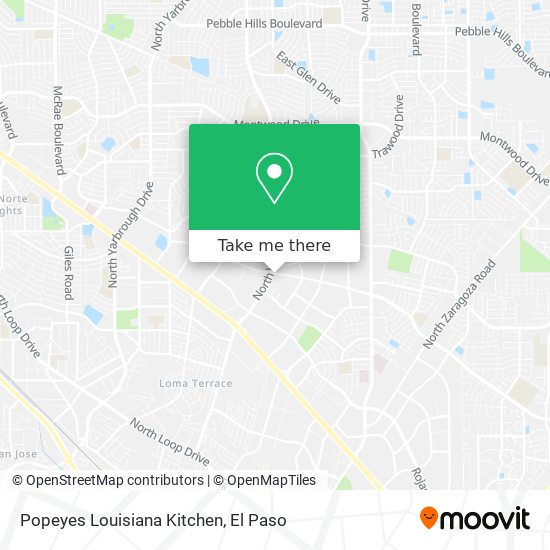 Popeyes Louisiana Kitchen map