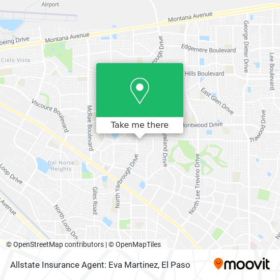 Allstate Insurance Agent: Eva Martinez map