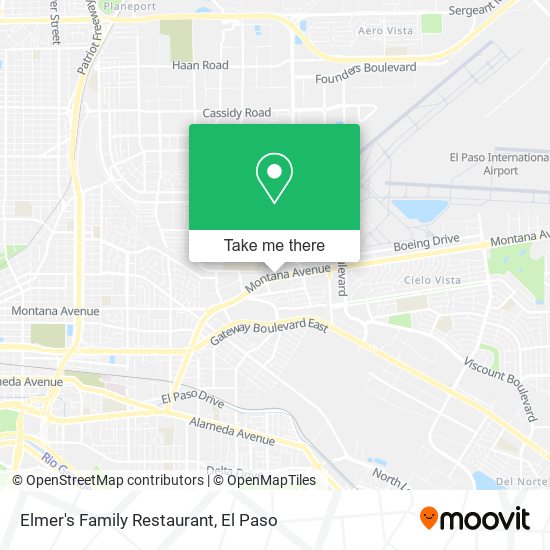 Mapa de Elmer's Family Restaurant