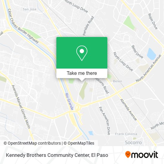 Kennedy Brothers Community Center map