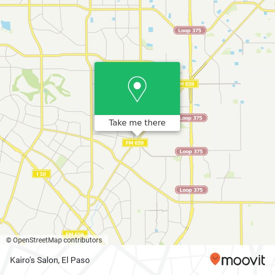 Kairo's Salon map