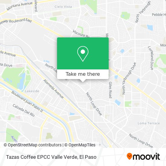 Tazas Coffee EPCC Valle Verde map