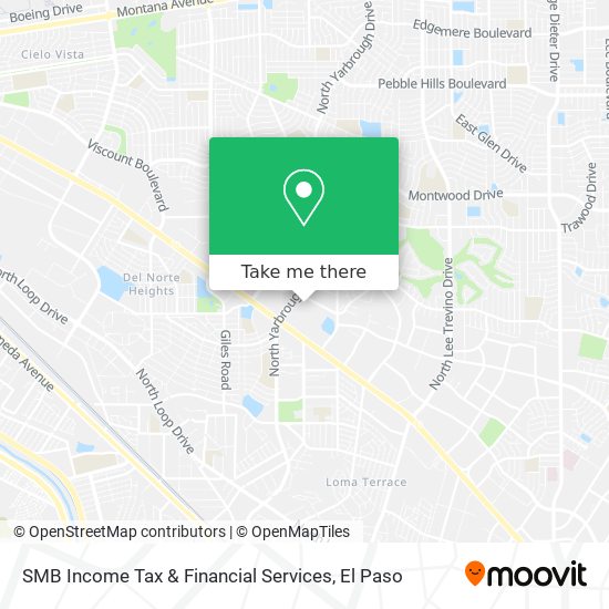 SMB Income Tax & Financial Services map