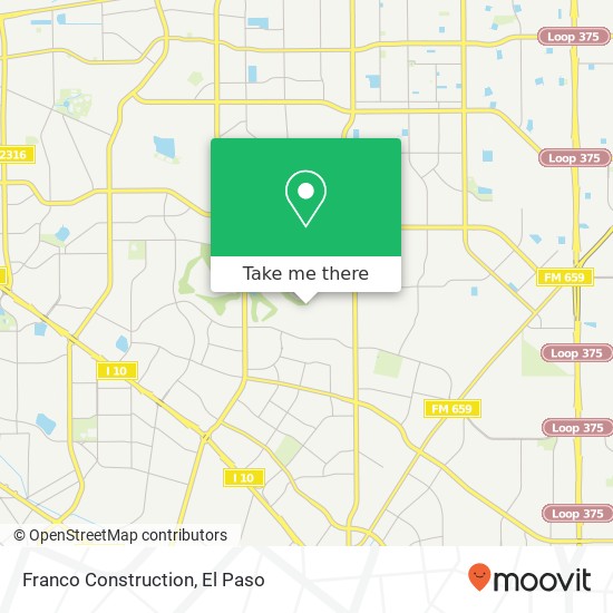 Franco Construction map