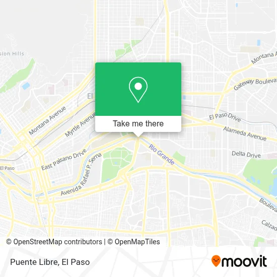Puente Libre map