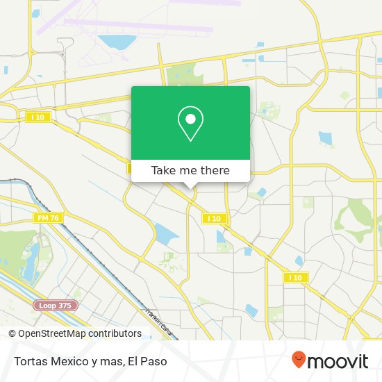 Tortas Mexico y mas map