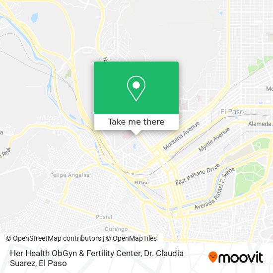 Mapa de Her Health ObGyn & Fertility Center, Dr. Claudia Suarez