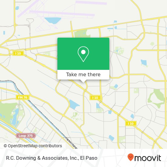R.C. Downing & Associates, Inc. map