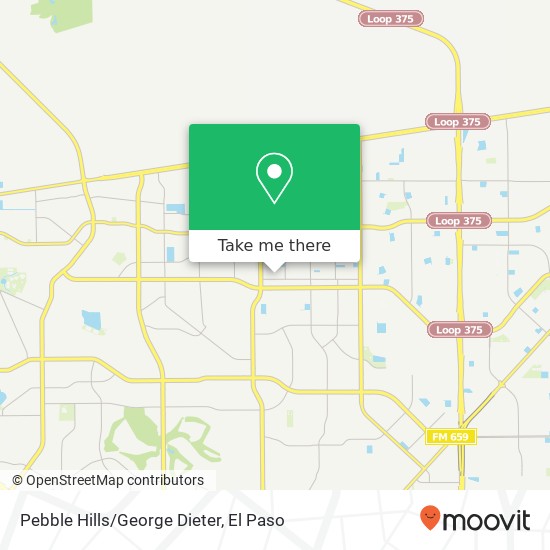 Pebble Hills/George Dieter map