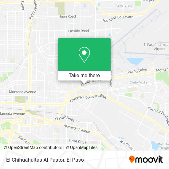 El Chihuahuitas Al Pastor map