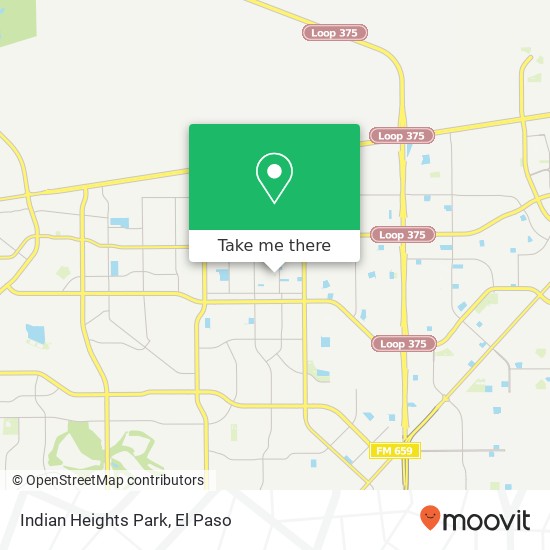 Indian Heights Park map