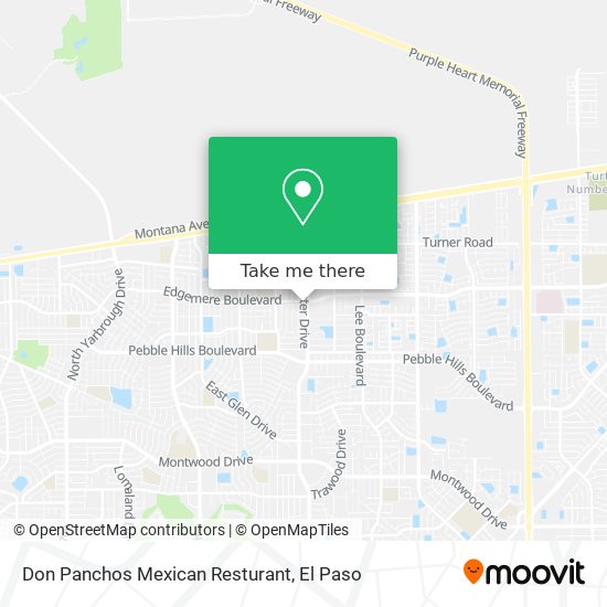 Don Panchos Mexican Resturant map