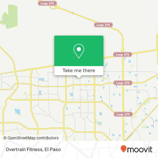Overtrain Fitness map