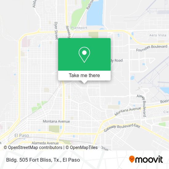 How To Get To Bldg 505 Fort Bliss Tx In Fort Bliss By Bus Moovit