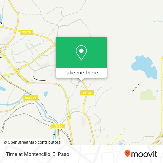 Time at Montencillo map