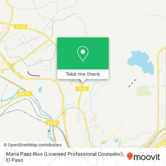 Maria Paez-Rios (Licensed Professional Counselor) map