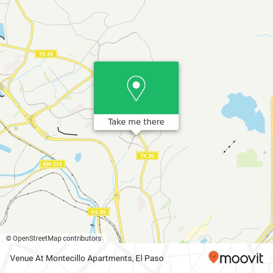 Mapa de Venue At Montecillo Apartments