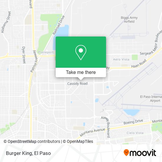 Mapa de Burger King