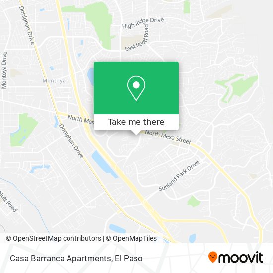 Casa Barranca Apartments map