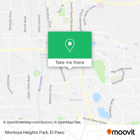 Montoya Heights Park map
