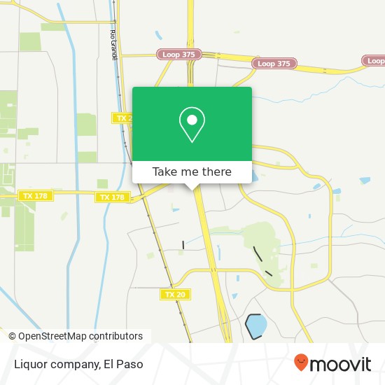 Liquor company map