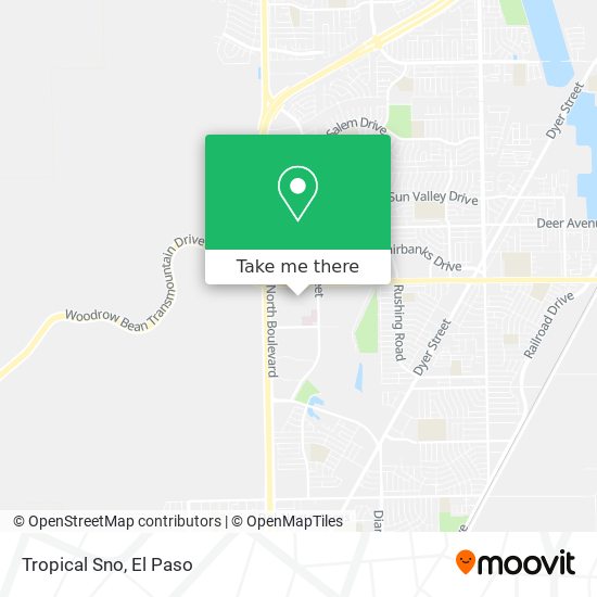 Tropical Sno map