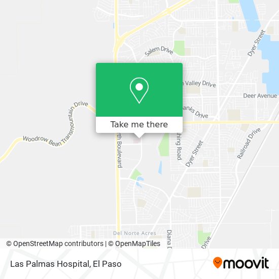 Las Palmas Hospital map