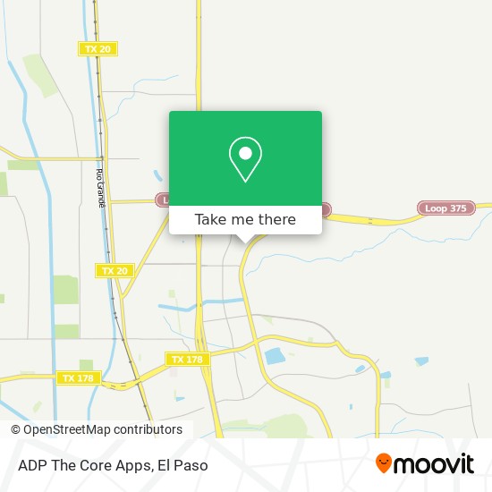 ADP The Core Apps map
