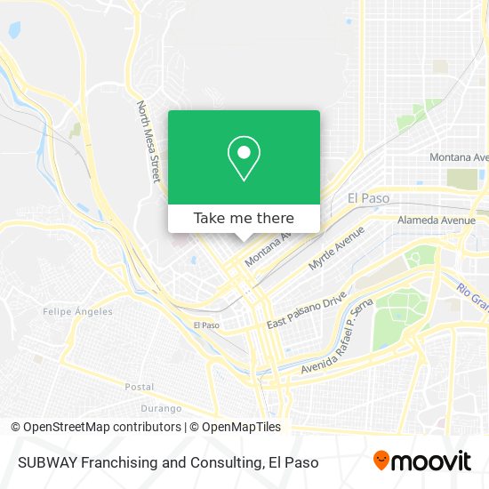 SUBWAY Franchising and Consulting map