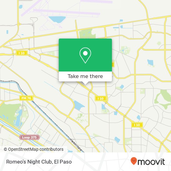 Romeo's Night Club map