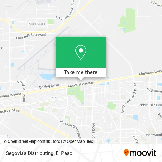 Mapa de Segovia's Distributing