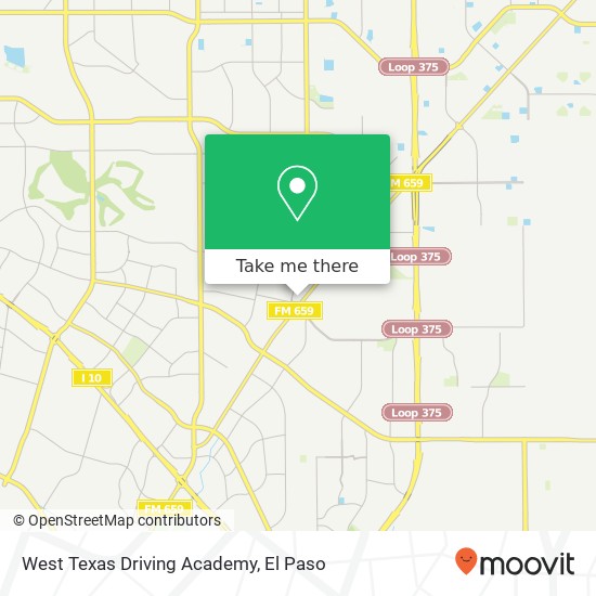West Texas Driving Academy map