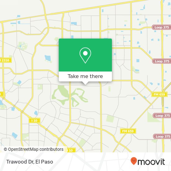 Trawood Dr map