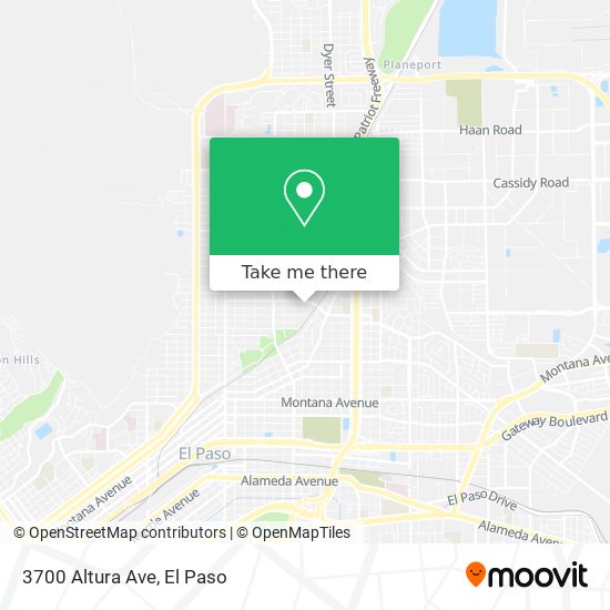 Mapa de 3700 Altura Ave