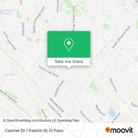 Castner Dr / Kastrin St map
