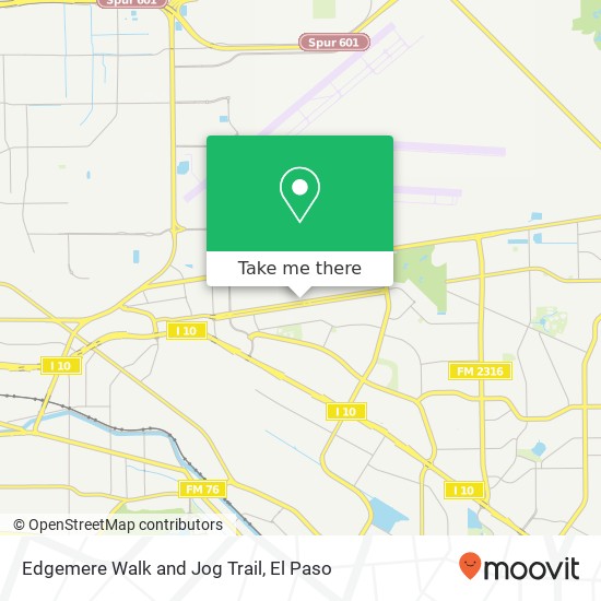 Mapa de Edgemere Walk and Jog Trail