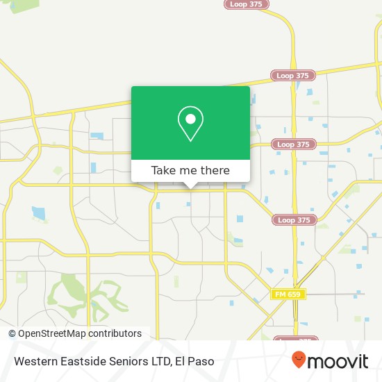 Western Eastside Seniors LTD map