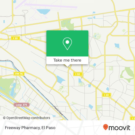 Mapa de Freeway Pharmacy