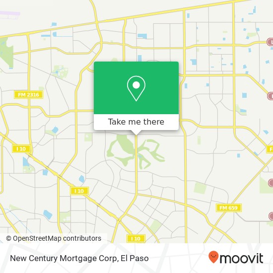 Mapa de New Century Mortgage Corp