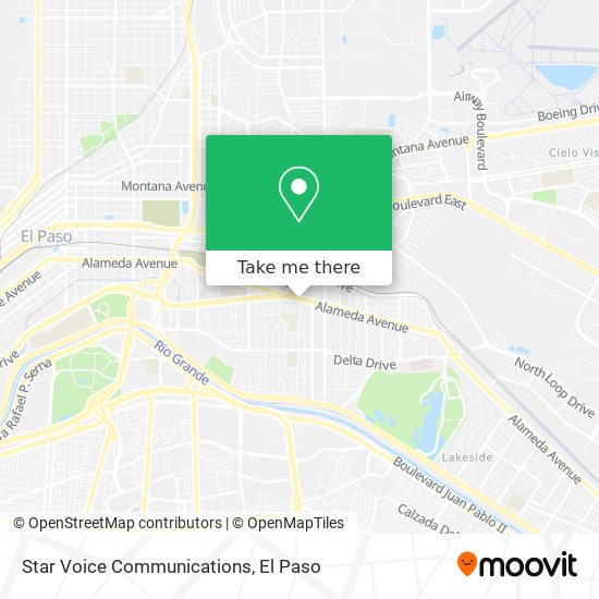 Star Voice Communications map