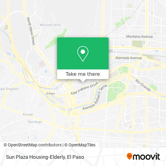 Sun Plaza Housing-Elderly map