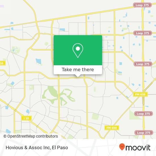 Hovious & Assoc Inc map