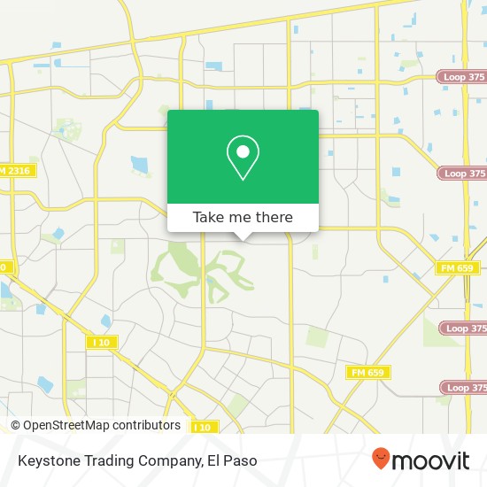 Keystone Trading Company map