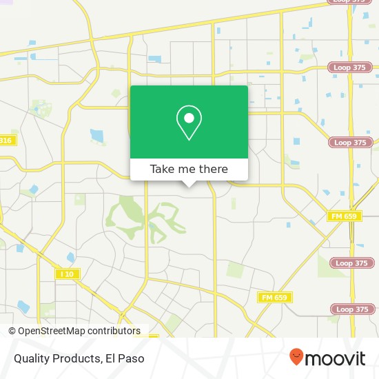 Quality Products map