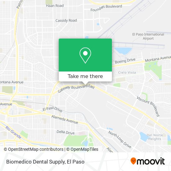 Biomedico Dental Supply map