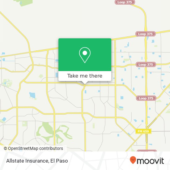 Allstate Insurance map