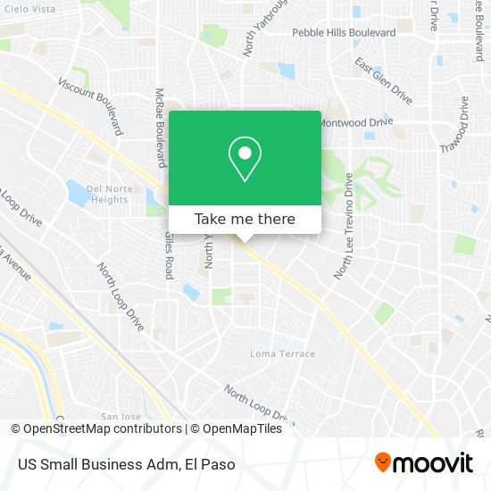 Mapa de US Small Business Adm