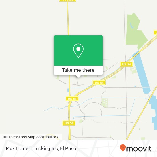 Rick Lomeli Trucking Inc map