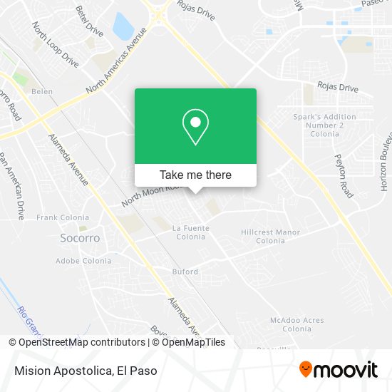Mapa de Mision Apostolica
